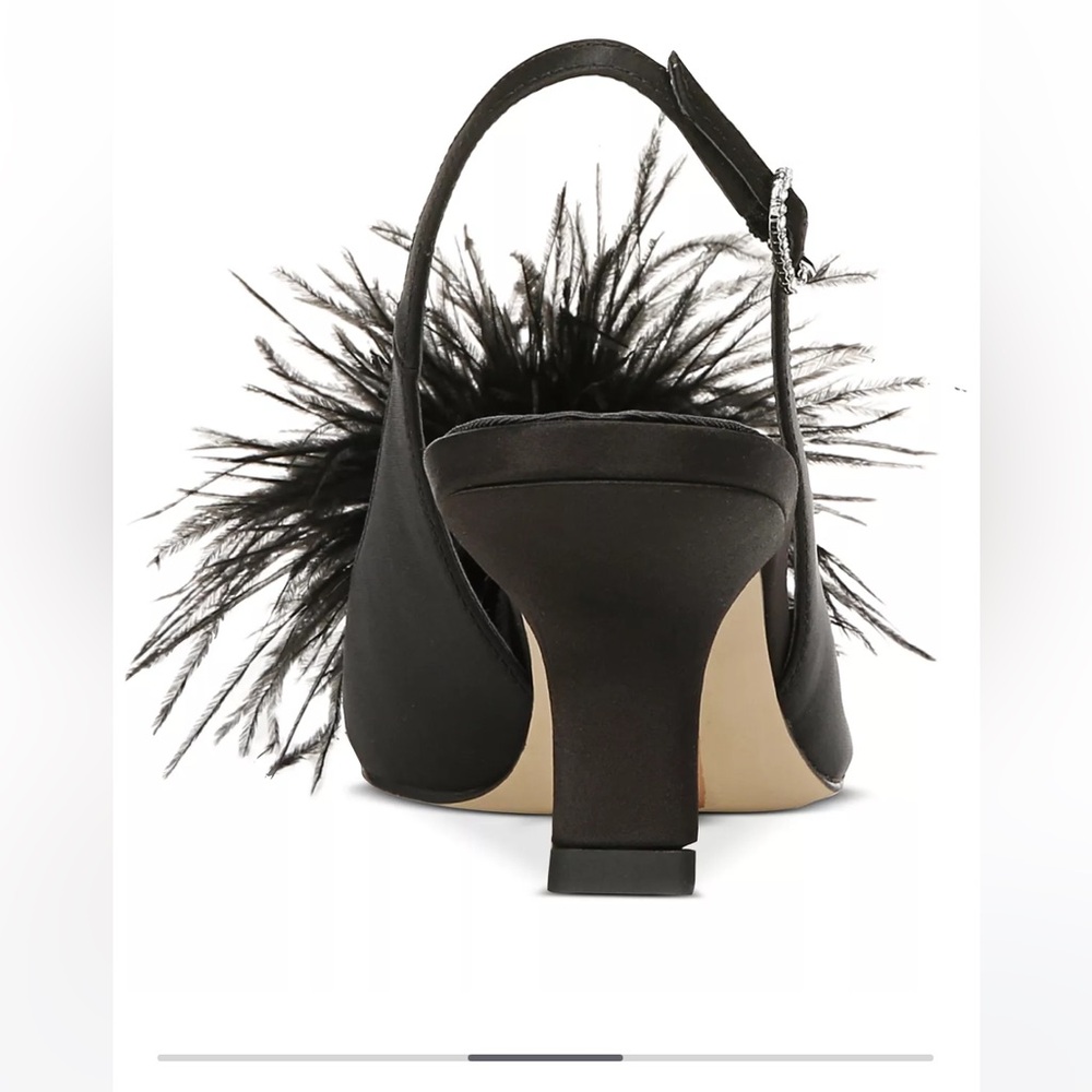 NEW Sam Edelman
Bianca 60MM Feather Pom Slingback Pumps - Picture 4 of 5